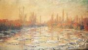 Claude Monet Ice Thawing on the Seine Germany oil painting reproduction